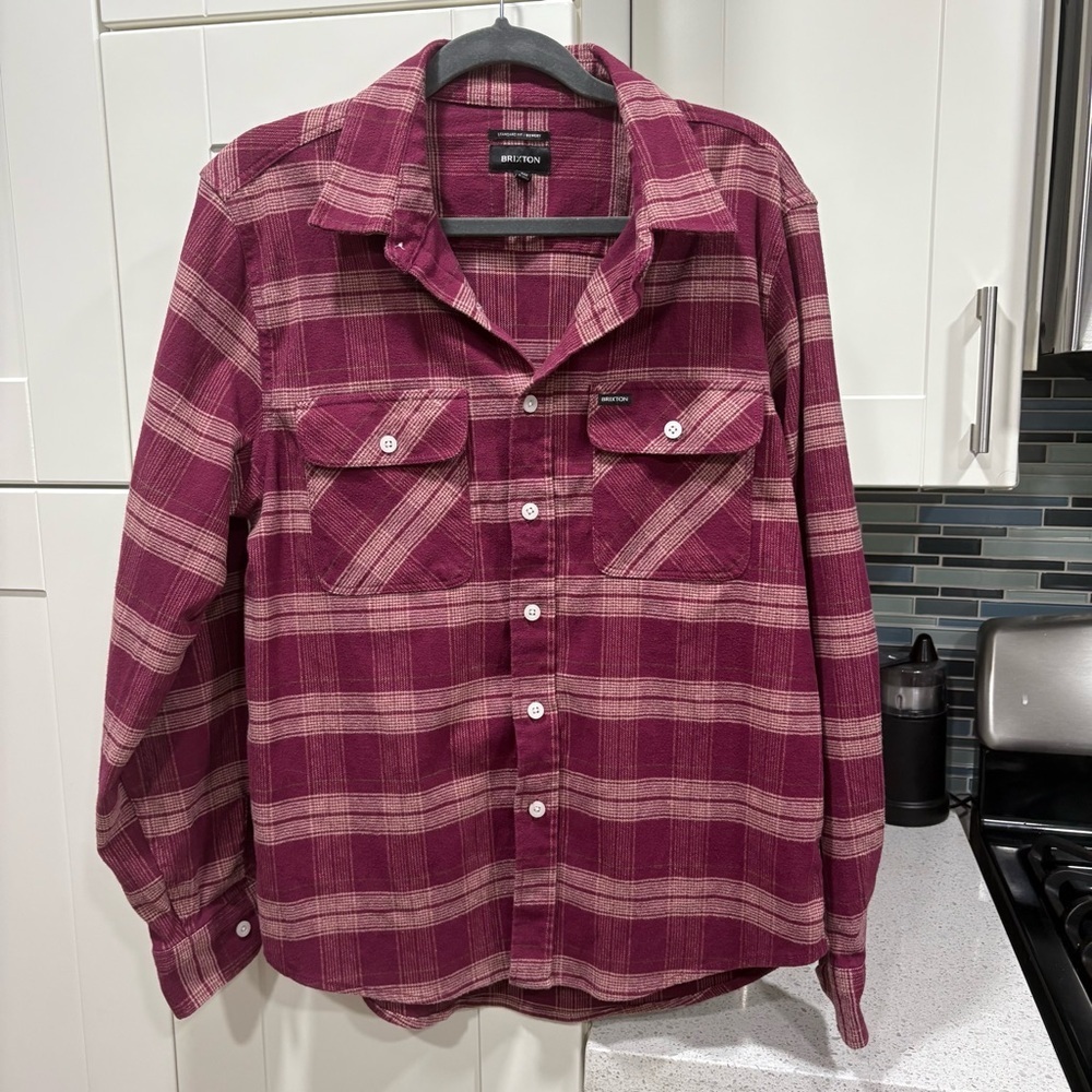Men’s Brixton Bowery flannel button down shirt